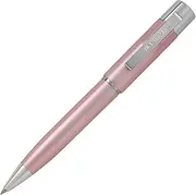 Taniever TSK-48732 Ballpoint Pen with Stamp, Stamp G, Retractable Type, Pink