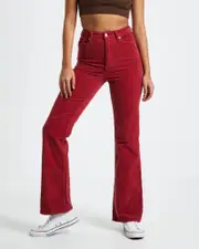 Dusters Bootcut Jeans Ruby Cord Red