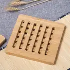 Bamboo Heat Resistant Pot Trivet Dishes Holder Insulation Mat Pan Stand