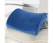 Memory Foam Cushion Lumbar Back Support Pillow Pain Relief Car Blue