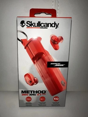 Skullcandy Method 360 ANC XT True Wireless in-Ear Earbuds, Plasma RED NEW