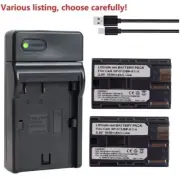Battery or USB Charger for Canon BP-511 BP511A Canon ZR10 ZR20 ZR20MC ZR25 ZR30