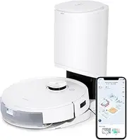 [ECOVACS] DEEBOT TEO+ Robotic Vacuum and Mop Robot with Auto-Cleaning Empty Station, White