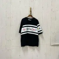 在飛比找Yahoo!奇摩拍賣優惠-Givenchy紀梵希彩色logo短袖XS碼/95新/