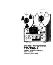 Sony TC-756 Tape Deck Owners Manual
