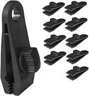 WATIIFUFU 10Pcs Heavy Duty Tarp Clips Windproof Tent Fasteners Portable Outdoor Camping Clips Practical for Tarp and Rope Fixing