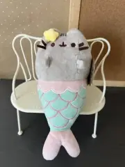 Pusheen Mermaid UK Exclusive Aurora World authentic Plush fish tail with star