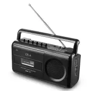 Portable Cassette Player Boombox AM/FM Radio Stereo, Casette Tape Player Recorde
