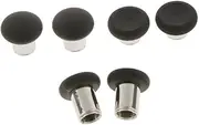 Soft Anti-Slip Silic Controller Cover Skins Thumb Grips Caps Protective Case Black