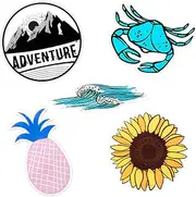 Vinyl Sticker Adventure Pack | Perfect for Water Bottles, Phone Cases, Computers and Much More! | Waterproof & Easily Removable