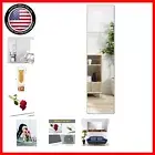Set of 4 Frameless Full-Length Wall Mirror Tiles - 10" x 10" for Elegant Spaces