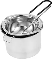 FUNNETOYU 1 Set Stainless Steel Melting Pot Pot for Melting Chocolate Butter Cheese Candy Resistant Easy to Carry for Home Kitchen and Restaurants