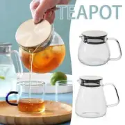 Teapot Infuser Glass Heated Resistant Pot 500Ml 800Ml Filtering Separation New
