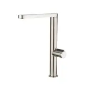 SOL Slim Kitchen Mixer Tap - L-Shaped Neck - Brushed Nickel