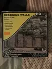 Woodland Scenics HO C1259 Cut Stone Retaining Wall 3pc Brand New