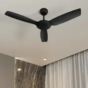 Vevare 52'' Ceiling Fan DC Motor with Remote 5 Speed - Black