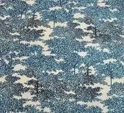 Pierowood in Peacock BTY Robert Allen Dwell Studios 55% Linen 45% Rayon 54" Wide