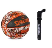 Spalding Graffiti Match Basketball Ball Orange Official Full Size 7 Senior