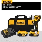 DeWalt - DCF911P2 20V MAX 1/2in Cordless Impact Wrench Kit Hog Ring Anvil
