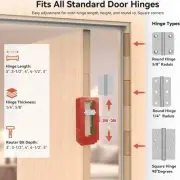 Door Hinge Router Jig Plastic Door Lock Hole Locator Mortiser Template