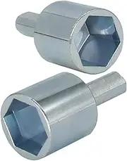 Zerodeko 2Pcs Trailer Jack Drill Adapter Socket for Rv Scissor Jack Compatible with Drive Effortless Installation for Leveling Reduces Physical Strain and Fatigue