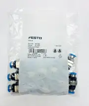 Bag Of 10, Festo 153159 QSS-8 Push-In Bulkhead Connector 8mm Tube OD