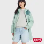 LEVIS 長版連帽網眼風衣外套 / 抽繩收縮下擺 女款 A5866-0001 熱賣單品