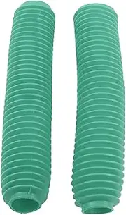 Shock Absorber Boots, Shock Absorber Dust Cover, Motorcycle Front Fork Cover Replacement for RM125 DR250 DRZ400 400(green)