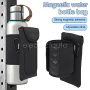 Gym Magnetic Water Bottle Bag Sport Portable Cup Sleeve Bag Strong Suction