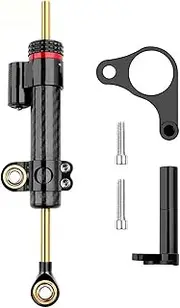 WILRAY Motorcycle Accessories Short Fiber Carbon Steering Stabilize Damper Mounting Bracket Kit for S&uzuki GSX250R GSX-250R 2016-2023