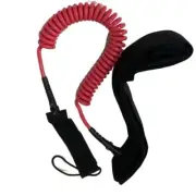 Adjustable Surf Leash Waist Belt with Elastic Waist Rope 10ft Surfboard Cord