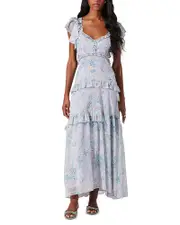 Astr the Label Mable Ruffled Maxi Dress