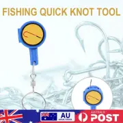Fishing Quick Knot Tool Fly Tying Line Cutter Cover Hooks Fishhook Storage Box