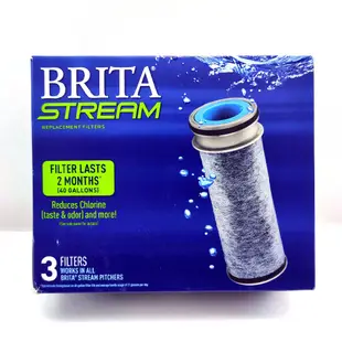 Brita 濾心 Stream Pitcher Replacement Water Filter (一組3入)