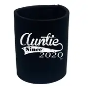 Auntie Since 2020 - Funny Novelty Stubby Holder