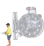 Saltwater Spinning Reel, Freshwater Spinning Reel, Baitcaster Ultra Smooth Spool Fishing Tackle, Spinner Reel Fly Fishing Wheel, Fishing Accessories