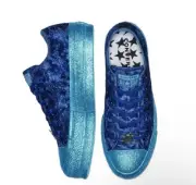 CONVERSE MILEY CYRUS CTAS ALL STAR PLATFORM Ox Lift Velvet Glitter Wmns 5.5 NEW