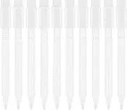 YILANJIN Pack of 10 White Chalk Pens for Blackboard, Washable, Liquid Chalk Markers Made of Plastic, Chalk Pens for Windows/Glass/Metal/Ceramic