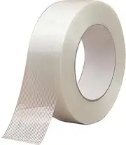 Fiberglass Strapping Tape,Cricket Bat Tape Roll,Cricket Bat Face Protection Fiber Tape Roll,Reinforced Filament Packing Tape,Anti Crack Water,Side Face Protection Tape for Cricket Bat 25 mm x 50 m
