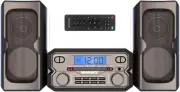 3-Piece Compact CD Shelf System with Bluetooth, FM Radio & Remote Control