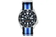 Seiko Black Dial Automatic Diver's SKX007J1-var-NATO20 200M Men's Watch