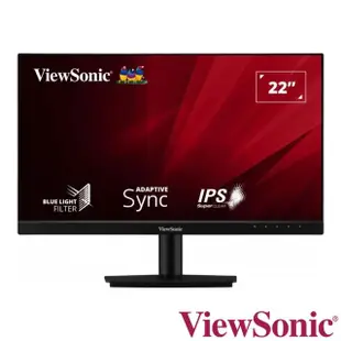 【ViewSonic 優派】VA2209-MH 22型 IPS 75Hz 護眼電腦螢幕(內建喇叭/4ms)