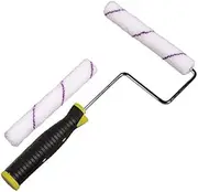 Microfiber Paint Roller Kit (1 Roller Handle + 2 Microfiber Mini Roller Sleeves) – Mini Paint Rollers for Applying Paints, Primers, Enamels, DIY Epoxy, and Other Home Improvement Projects!