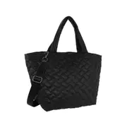 Pierre Cardin Ladies Nylon Padded Tote Bag Womens Bag - Black