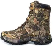 [Alwinesd] Outdoor Camo Hiking Shoes Boots Army Desert Military Tactical Boots Shoes Waterproof Combat Boots