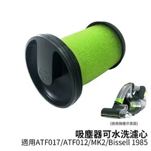 適用Gtech二代小綠 Multi Plus手持吸塵器 ATF017/ATF012/MK2/Bissell 1985 可水洗濾心