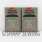 20 ORGAN B-27 SIZE#12/80 OVERLOCK SERGER BALLPOINT NEEDLES DCX27, B27