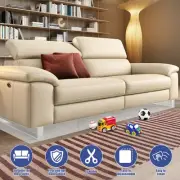 8Pcs Under Couch Blocker Waterproof PVC Under Bed Blocker Translucent Toy xiXea
