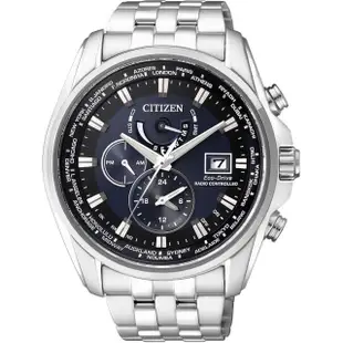 【CITIZEN 星辰】Eco-Drive 廣告款 光動能電波對時男錶 禮物 手錶 母親節(AT9031-52L)