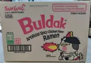 WHOLESALE BOX(Pack of 40) Samyang Hot Chicken Ramen Noodles